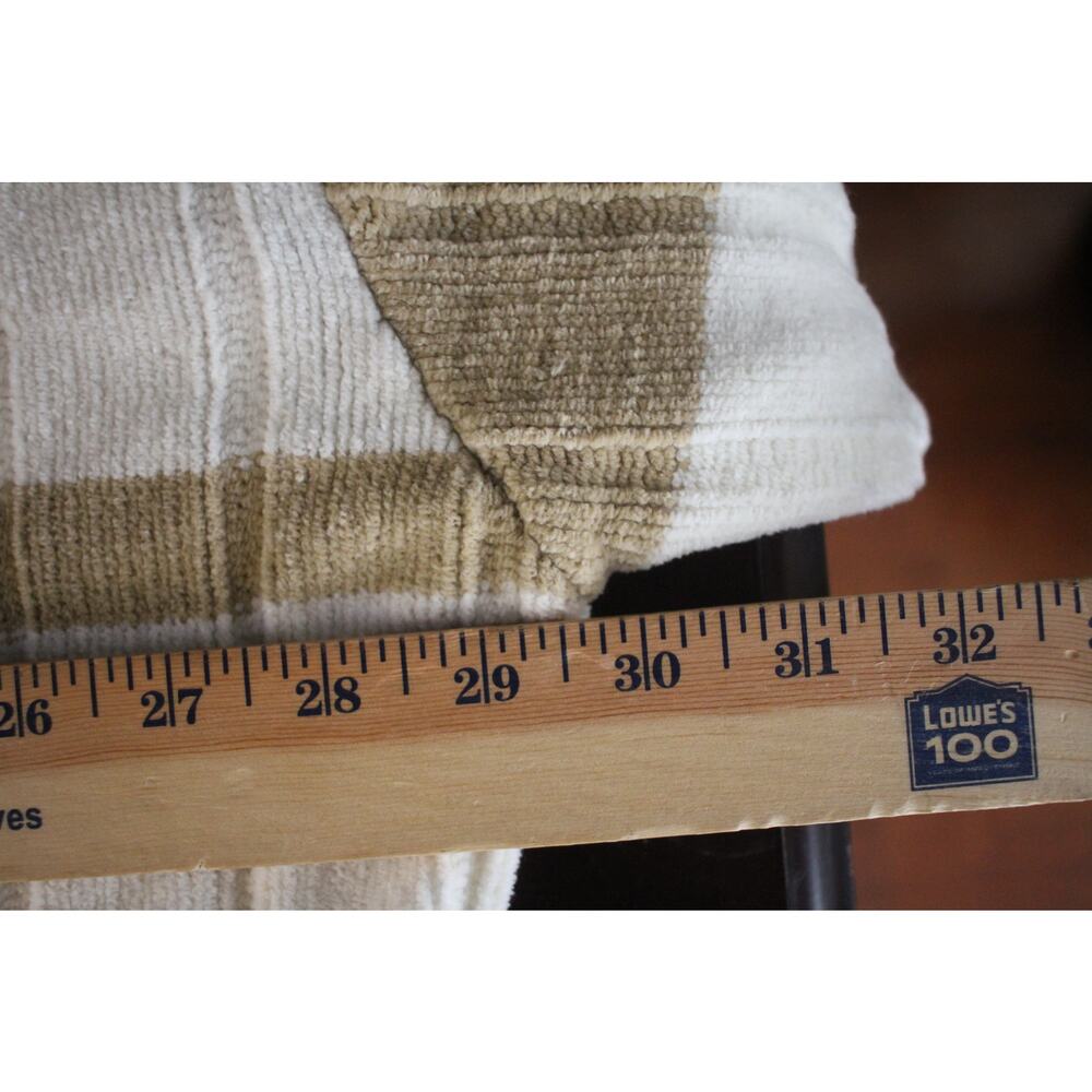Vintage Southpole Chenille Turtleneck Sweater XL Tan Cream Hip Hop Y2K Knit - Picture 6 of 9